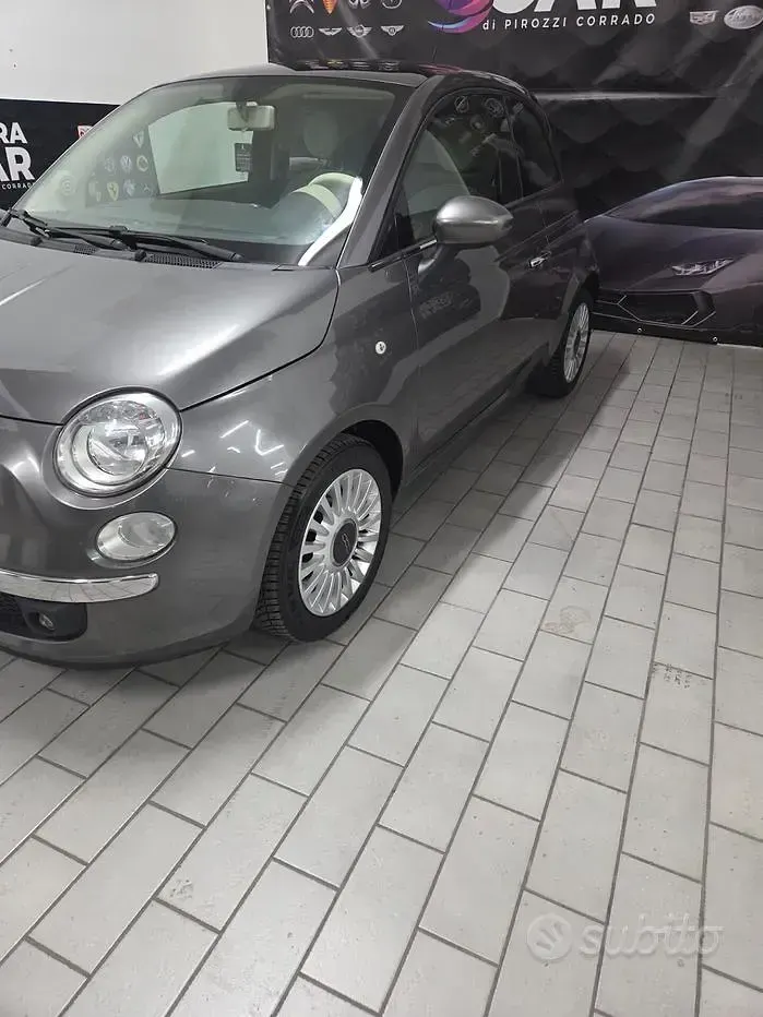 Usata Fiat 500 Lounge 69 CV (50 kW) 2012 Grigio Berlina