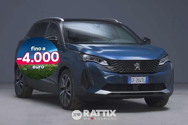 Usata Peugeot 3008 GT 200 CV (147 kW) 2021 Blu celebes SUV