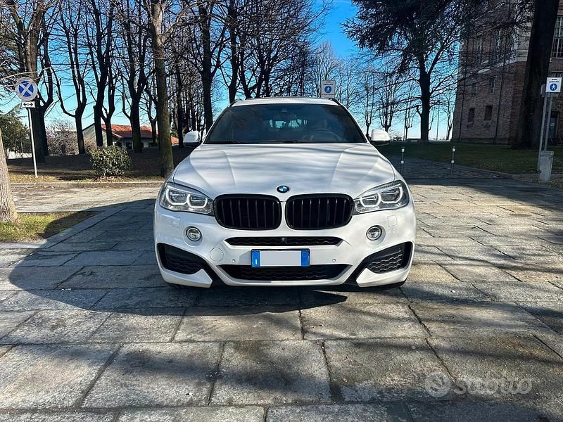 Usata BMW X6 M Sport 313 CV (230 kW) 2017 Bianco SUV