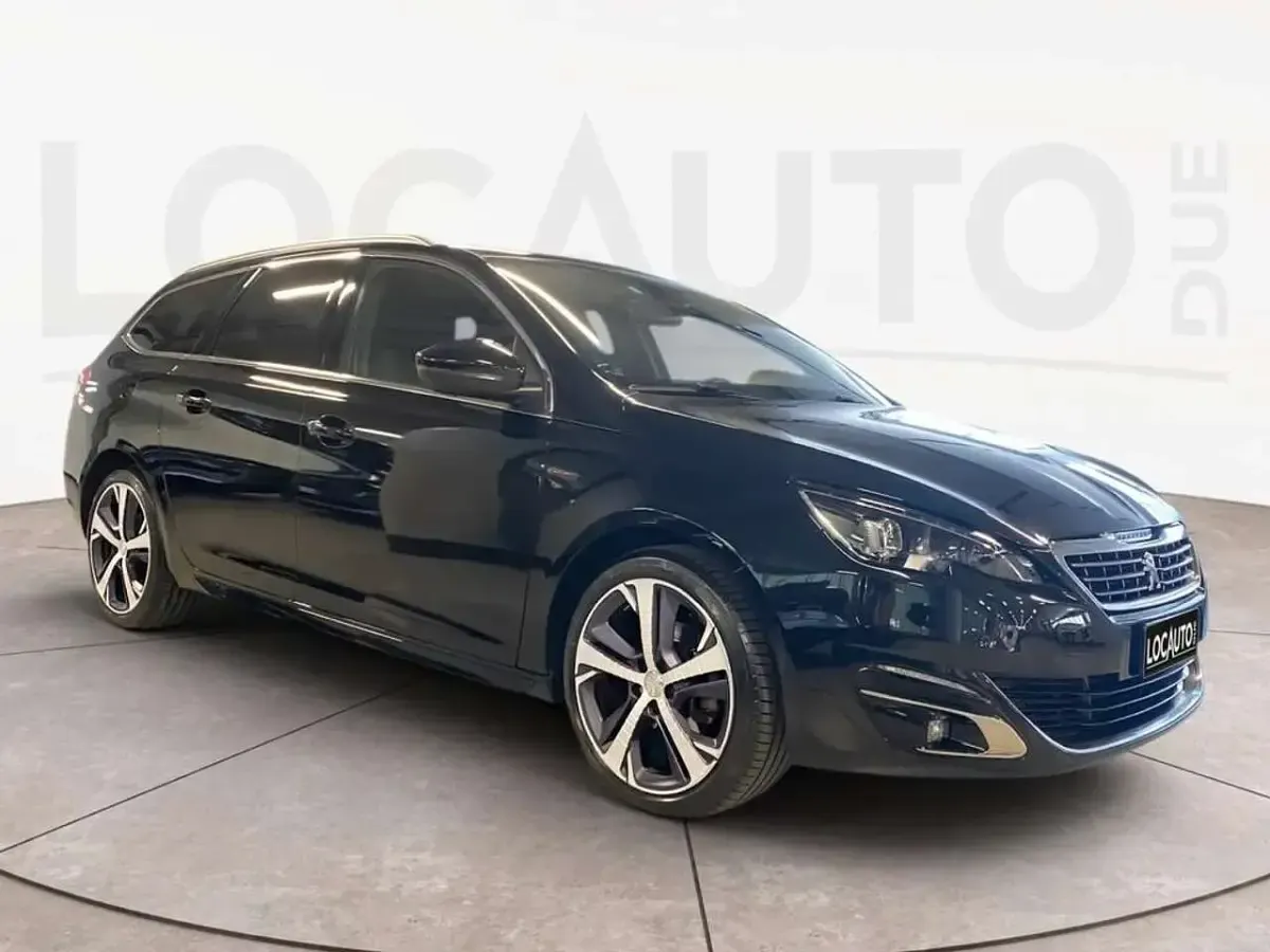 Usata Peugeot 308 SW GT-line 120 CV (88 kW) 2017 Nero Station wagon