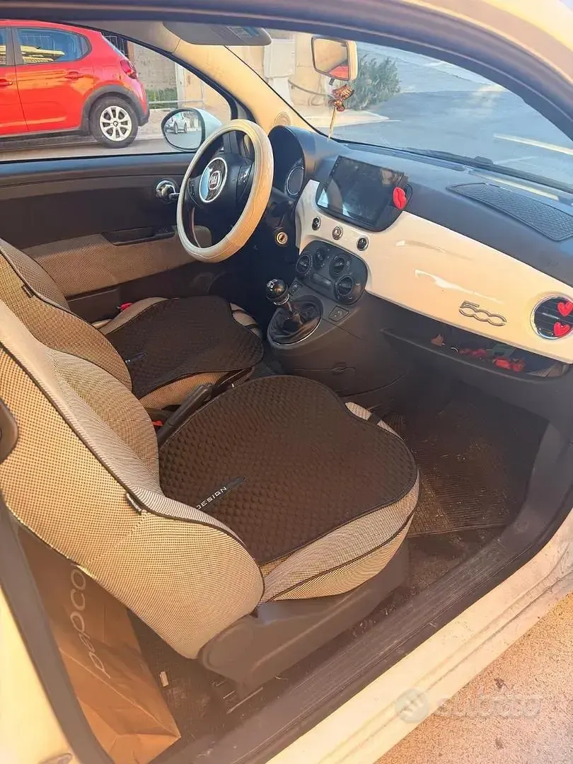 Usata Fiat 500 69 CV (50 kW) 2009 Bianco Cabrio