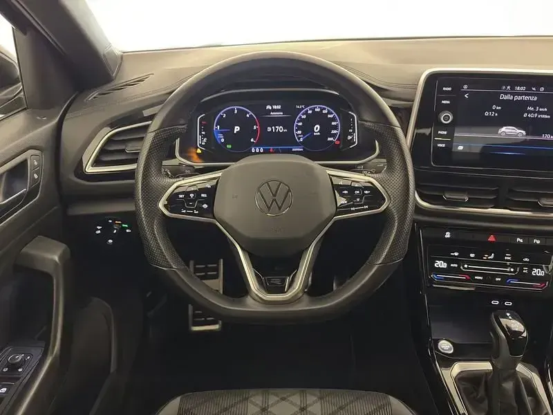 Usata VW T-Roc R-line 150 CV (110 kW) 2022 Nero SUV