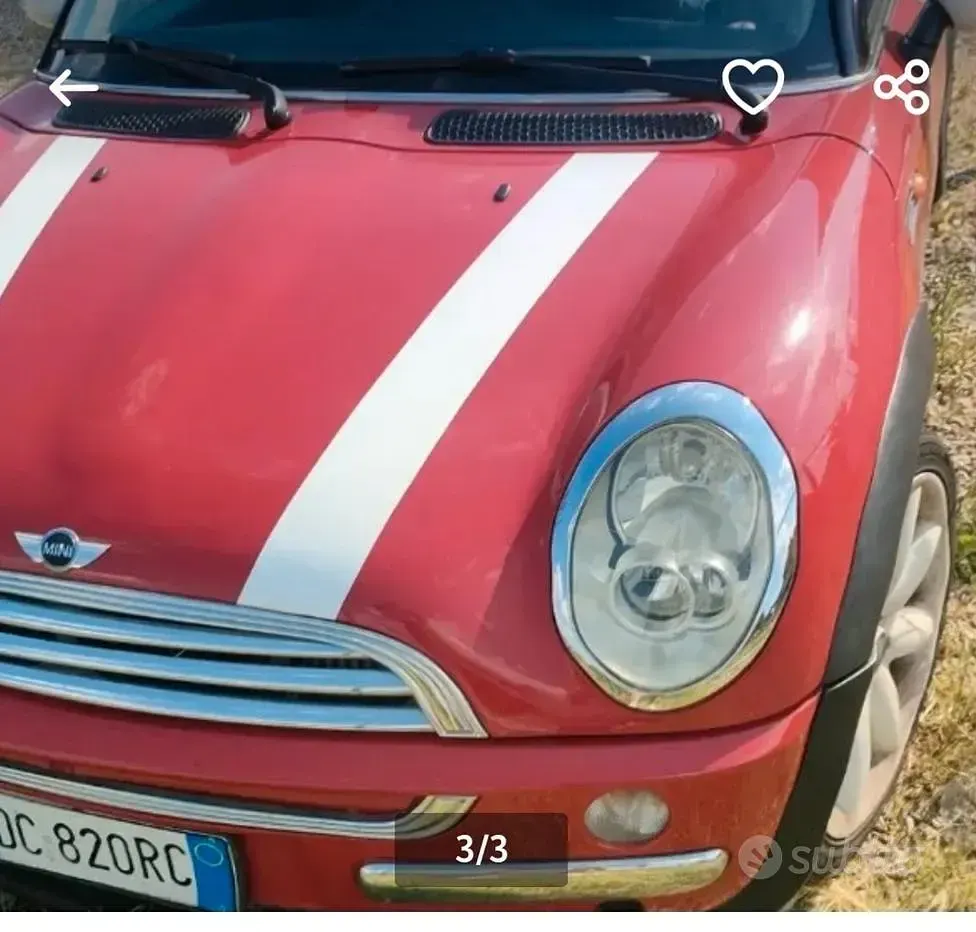 Usata Mini ONE 88 CV (64 kW) 2006 Rosso Utilitaria