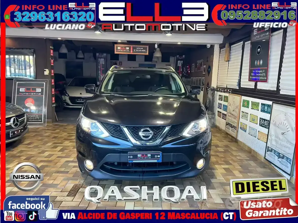 Occasion Nissan Qashqai Tekna 110 ch (80 kW) 2015 Noir SUV