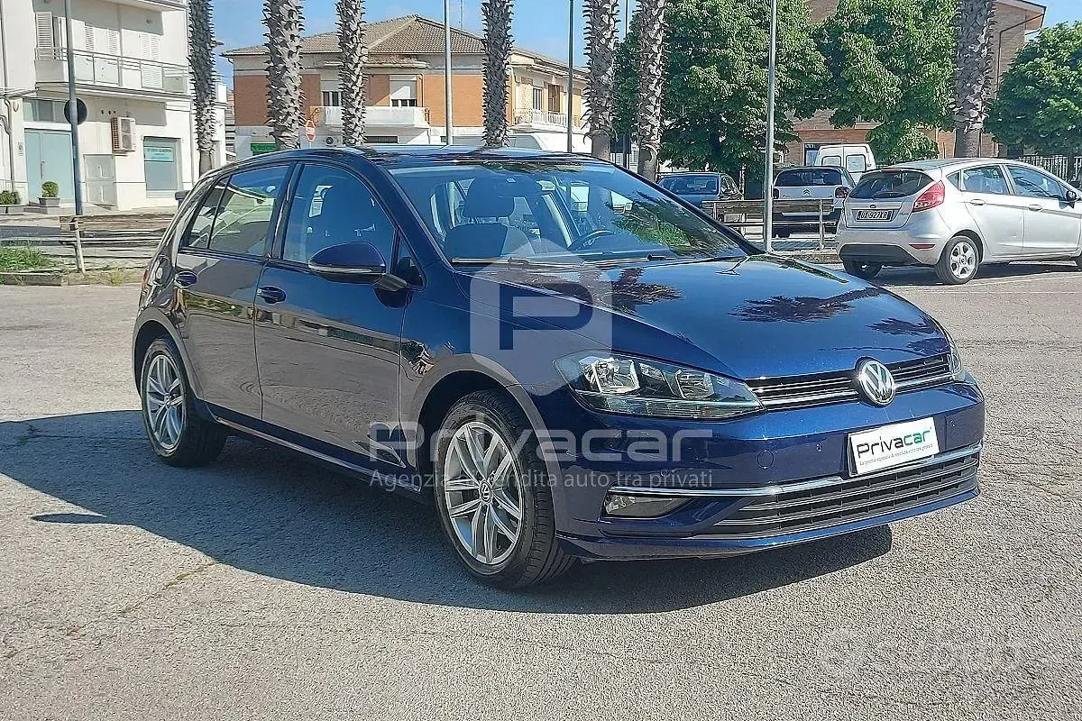 Usata VW Golf VII Business 116 CV (85 kW) 2018 Blu Utilitaria