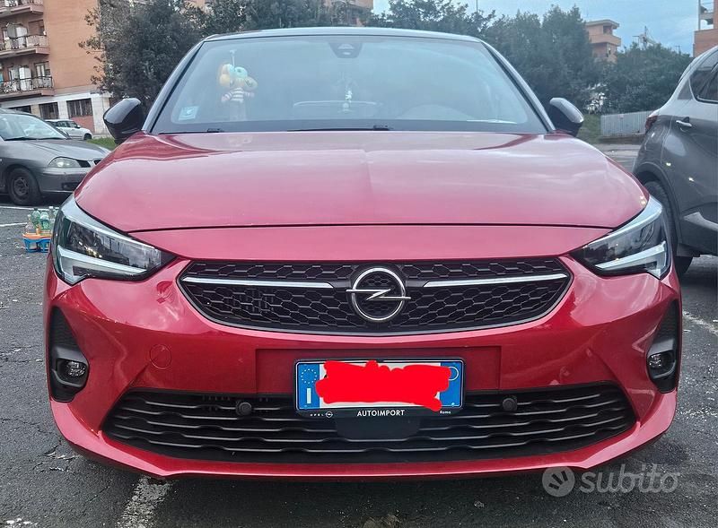 Usata Opel Corsa GS Line 101 CV (74 kW) 2020 Rosso Utilitaria