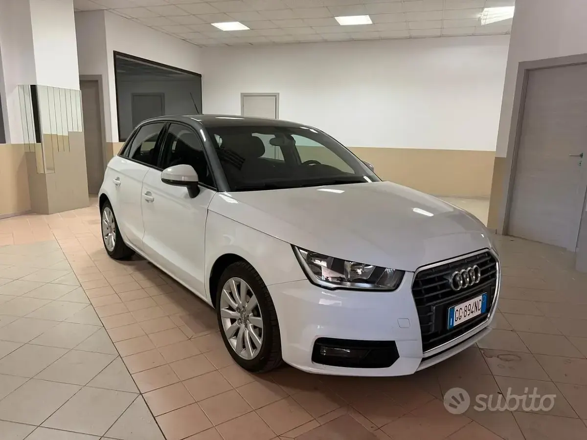 Usata Audi A1 95 CV (69 kW) 2015 Bianco Utilitaria