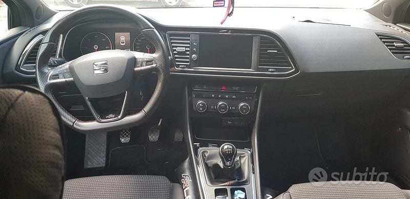 Usata Seat Leon FR 184 CV (135 kW) 2018 Nero Berlina