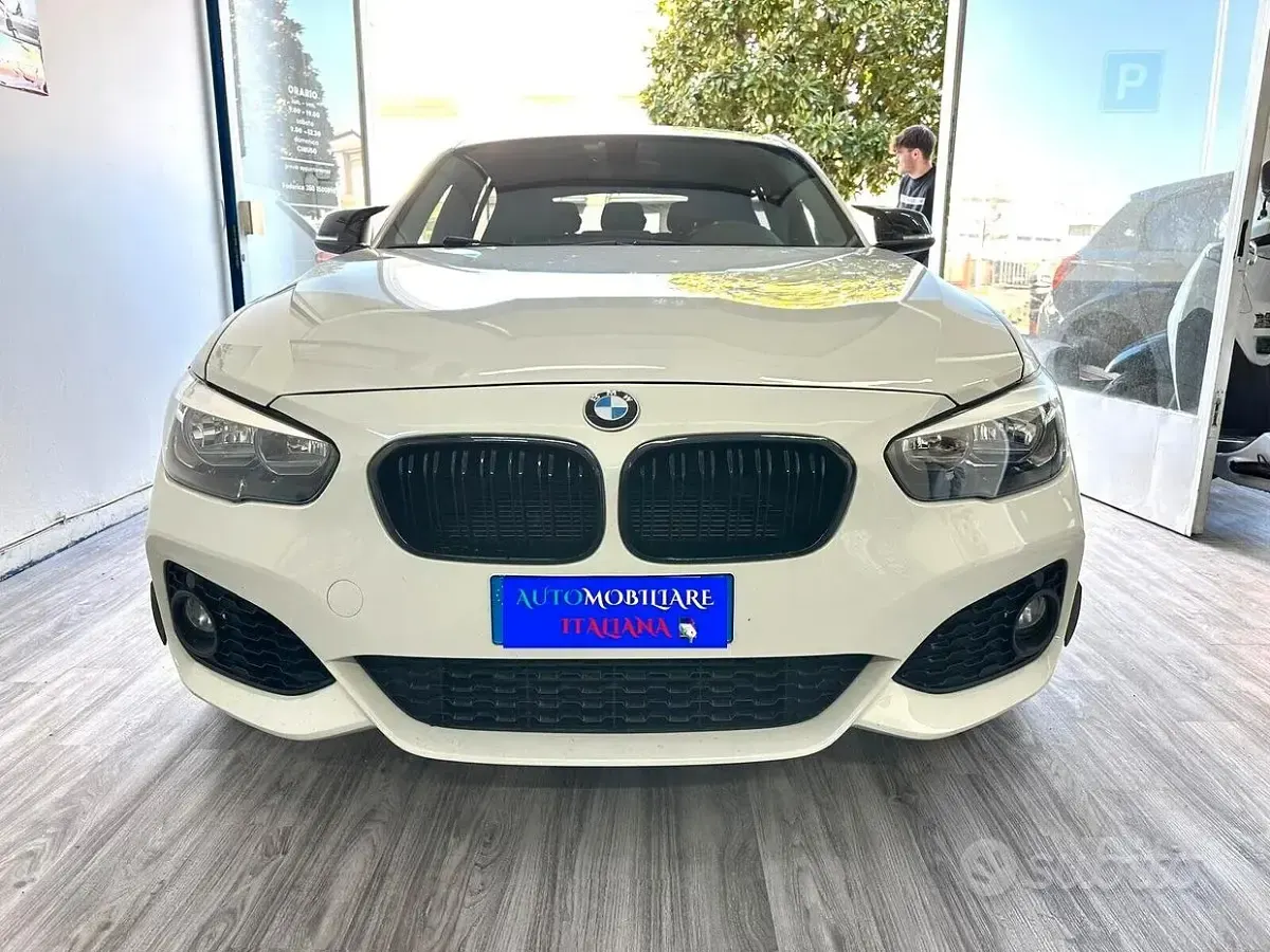 Usata BMW 114 Sport Line 95 CV (69 kW) 2016 Bianco Utilitaria