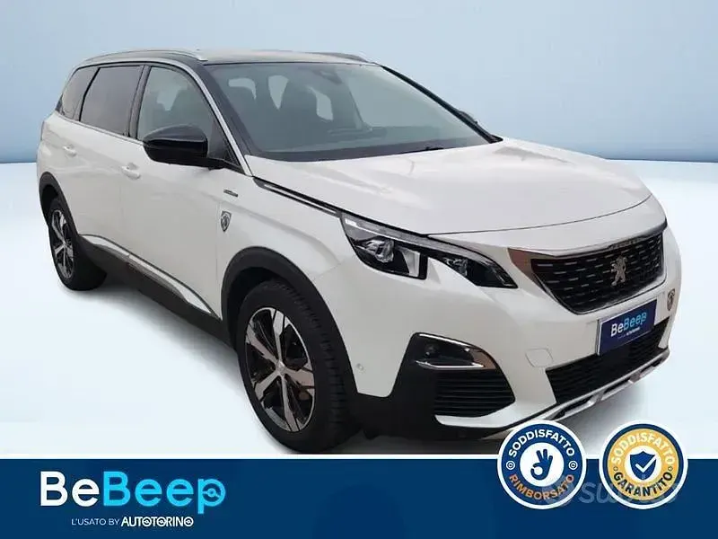 Usata Peugeot 5008 GT-line 131 CV (96 kW) 2020 Bianco pastello SUV