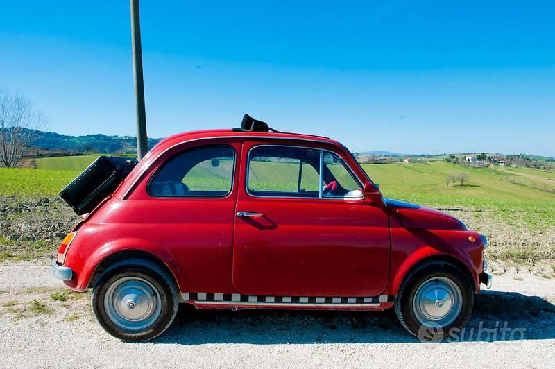 Usata Fiat 500 1970 Rosso Utilitaria