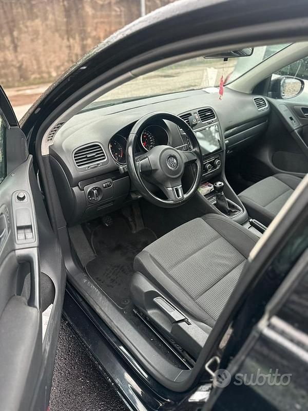 Usata VW Golf VI 2010 Nero Utilitaria