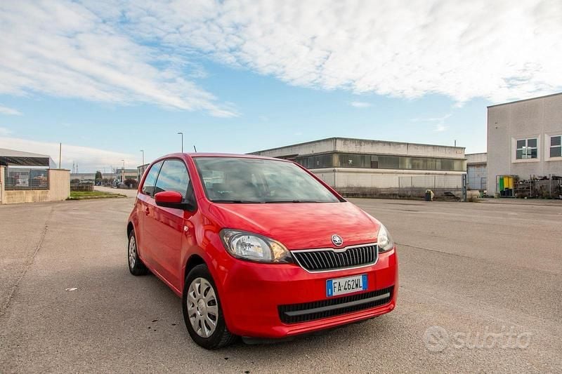 Usata Skoda Citigo 2015 Rosso Utilitaria