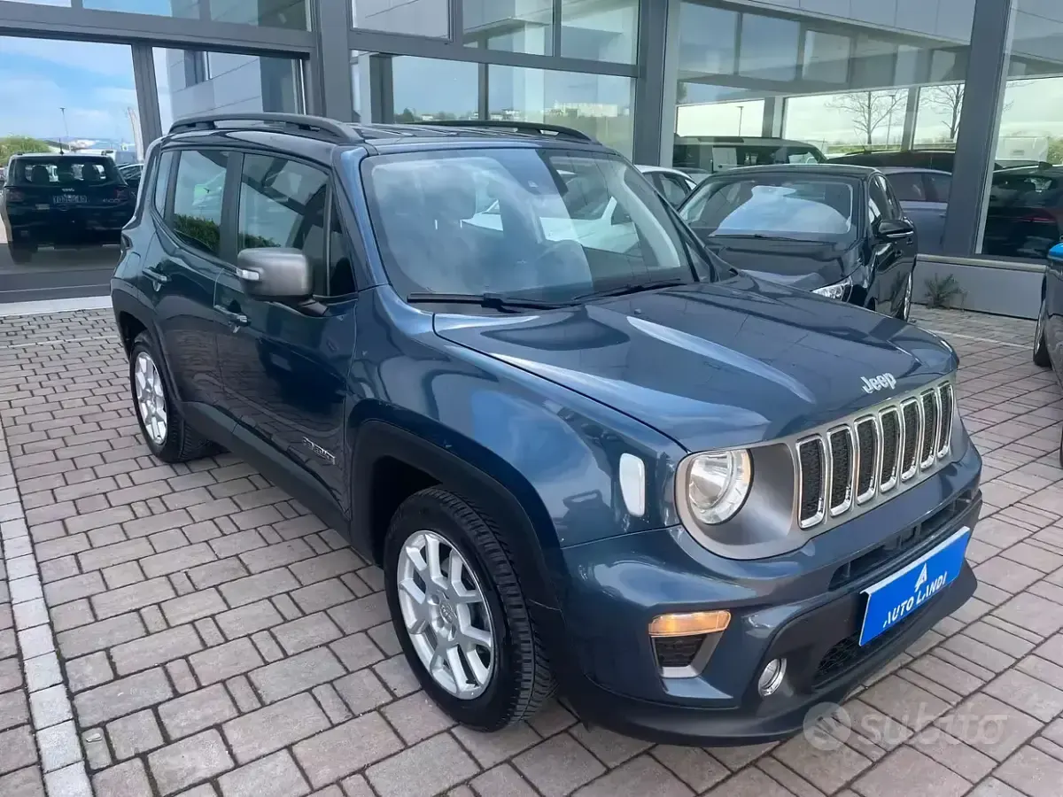 Usata Jeep Renegade Longitude 120 CV (88 kW) 2020 Blu/azzurro SUV