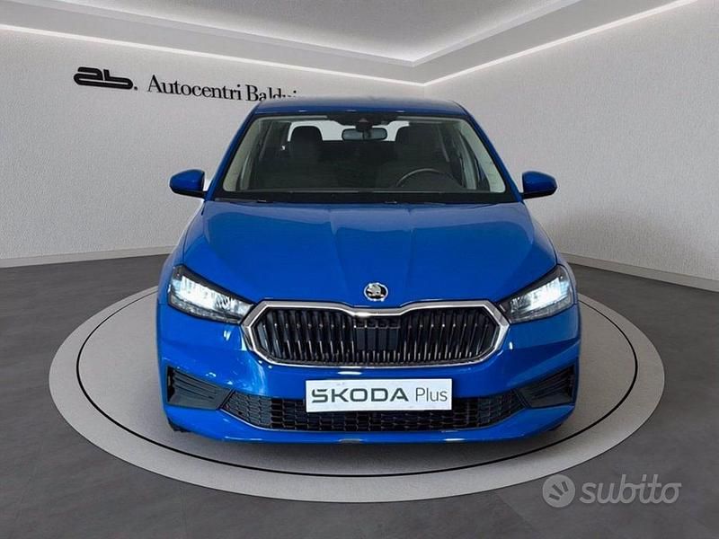 Usata Skoda Fabia Ambition 65 CV (47 kW) 2023 Blu mediterraneo met Utilitaria