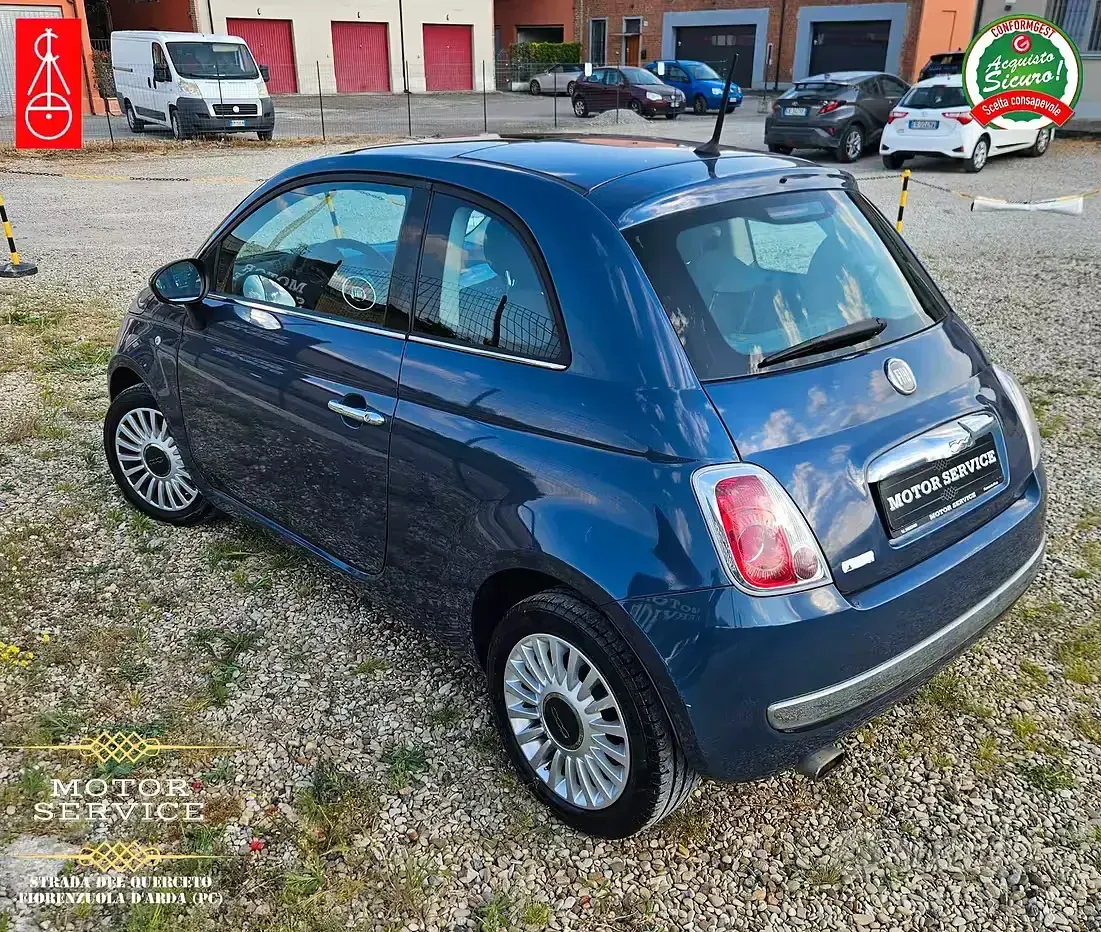 Usata Fiat 500 Lounge 69 CV (50 kW) 2013 Blu Berlina