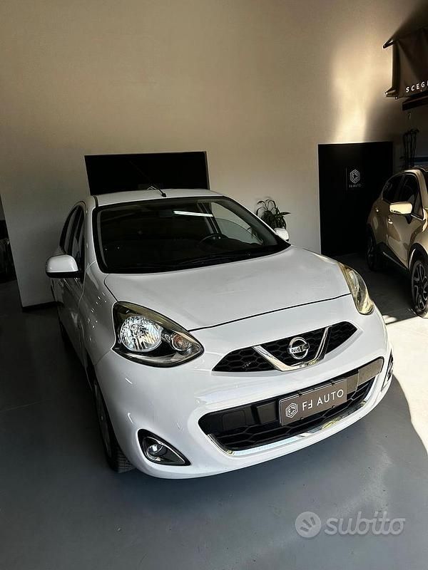Usata Nissan Micra Acenta 80 CV (58 kW) 2016 Bianco Utilitaria