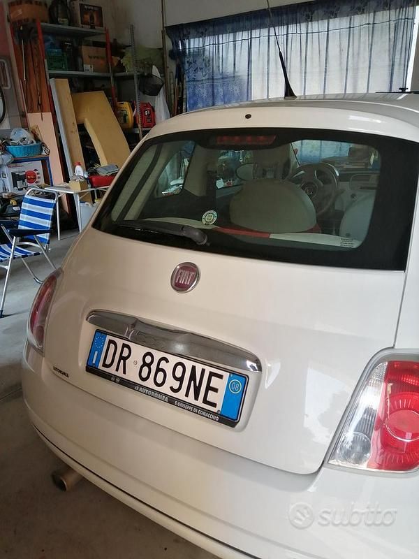 Usata Fiat 500 69 CV (50 kW) 2008 Bianco Utilitaria