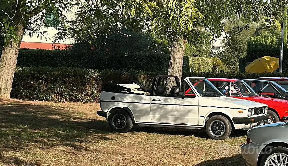 Usata VW Golf Cabriolet 50 CV (36 kW) 1983 Bianco Cabrio