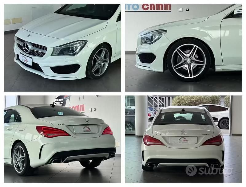 Usata Mercedes CLA200 Premium 136 CV (100 kW) 2014 Bianco Berlina