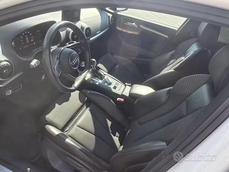 Usata Audi S3 310 CV (228 kW) 2018 Bianco Berlina