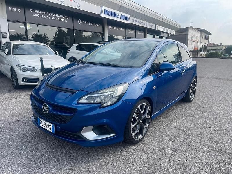 Blu/azzurro Usata 2015 Opel Corsa OPC Tre volumi | 7300 € (Super prezzo) - Immagine 1/4