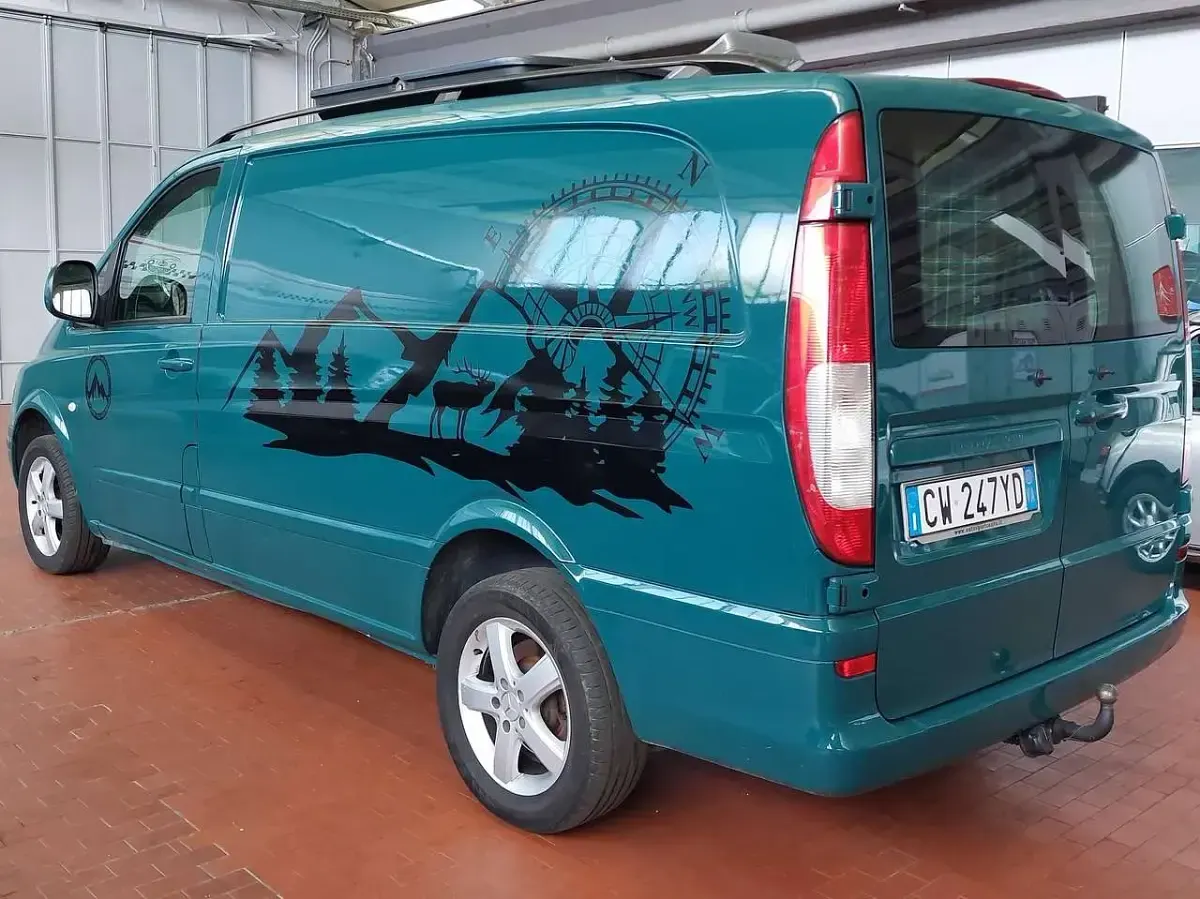 Usata Mercedes Vito 88 CV (64 kW) 2005 Verde Furgone