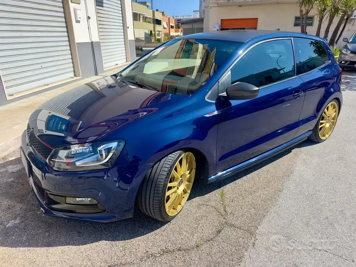 Usata VW Polo GTI 180 CV (132 kW) 2011 Blu Utilitaria