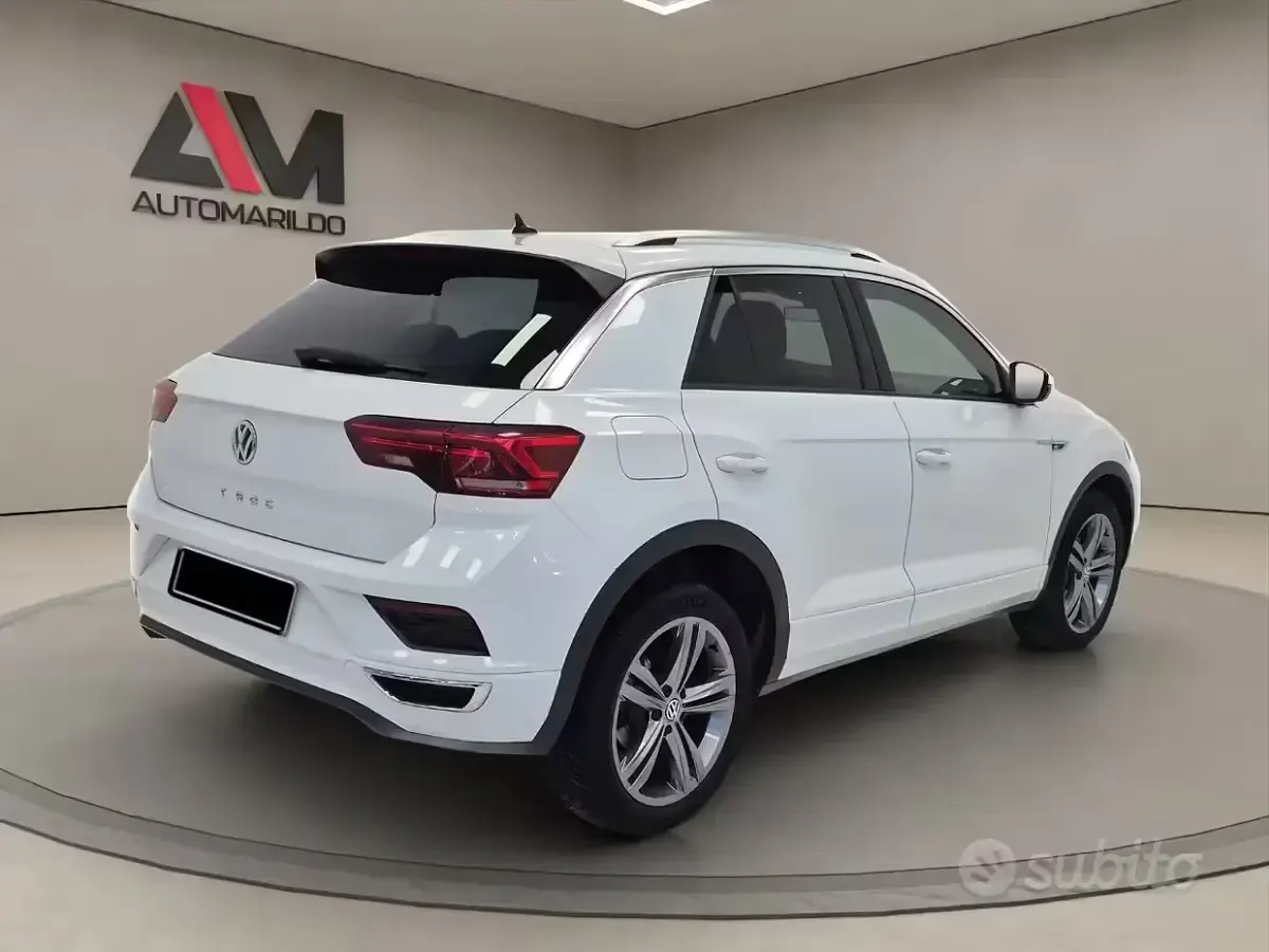 Usata VW T-Roc Advance 116 CV (85 kW) 2019 Bianco SUV