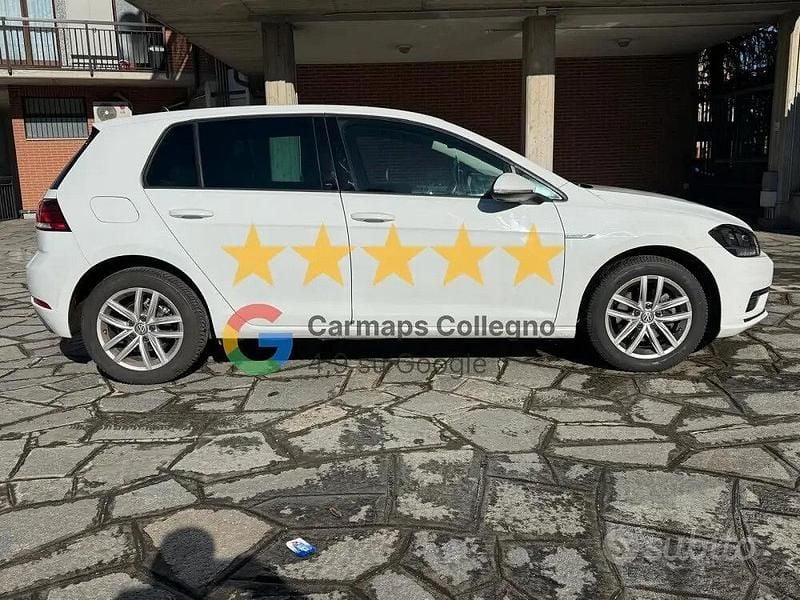Usata VW Golf VII Business 110 CV (80 kW) 2018 Bianco Berlina