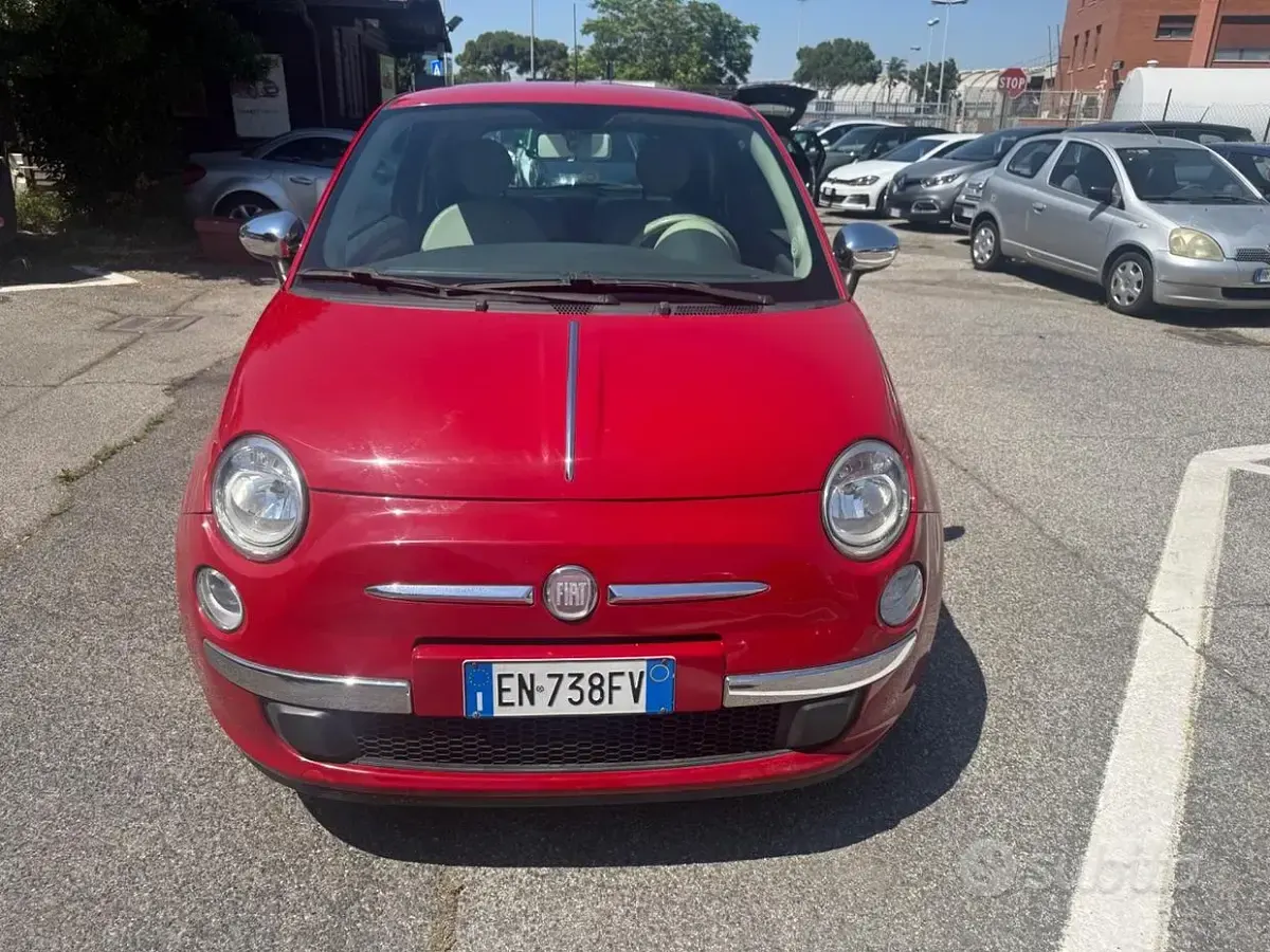 Usata Fiat 500 Pop 69 CV (50 kW) 2012 Rosso Utilitaria