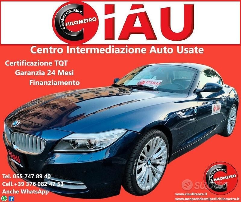 Usata BMW Z4 Comfort Edition 183 CV (134 kW) 2014 Blu Cabrio