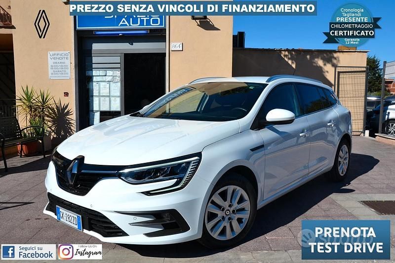 Bianco Usata 2022 Renault Mégane GrandTour Business Station wagon | 13.500 € (Buon prezzo) - Immagine 1/4