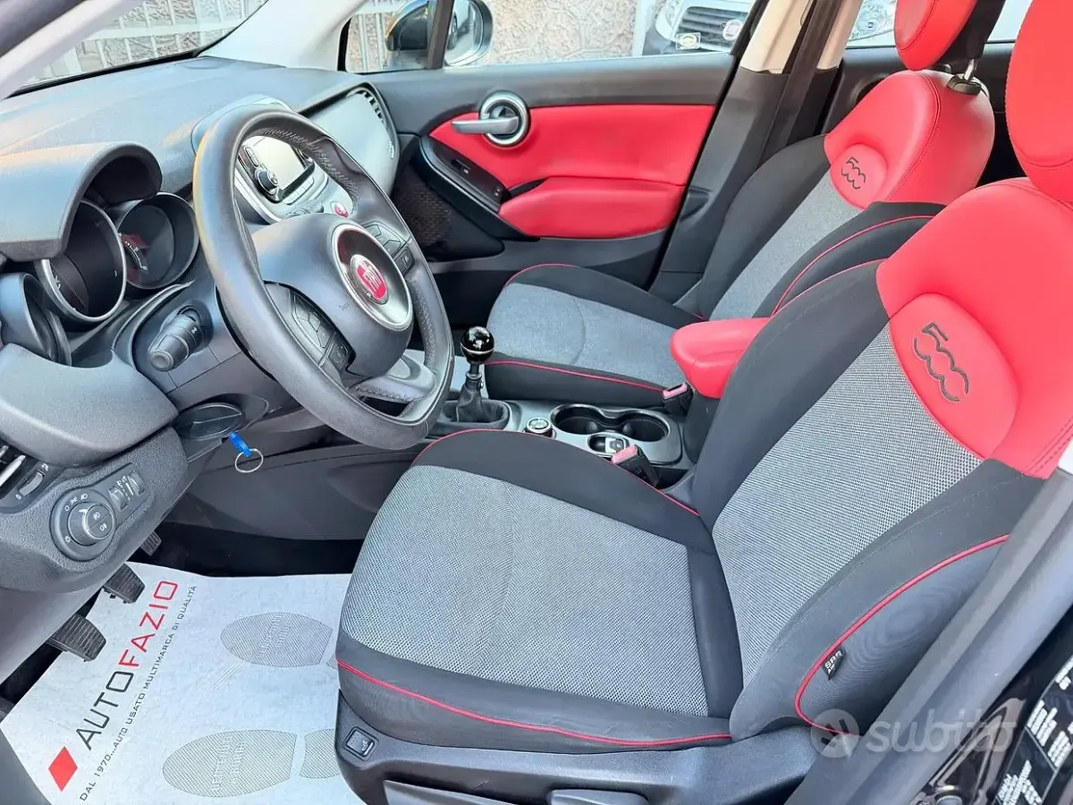 Usata Fiat 500X Pop Star 95 CV (69 kW) 2017 Nero SUV