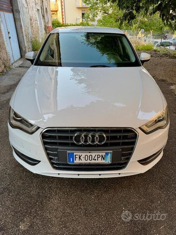 Usata Audi A3 150 CV (110 kW) 2014 Bianco Utilitaria