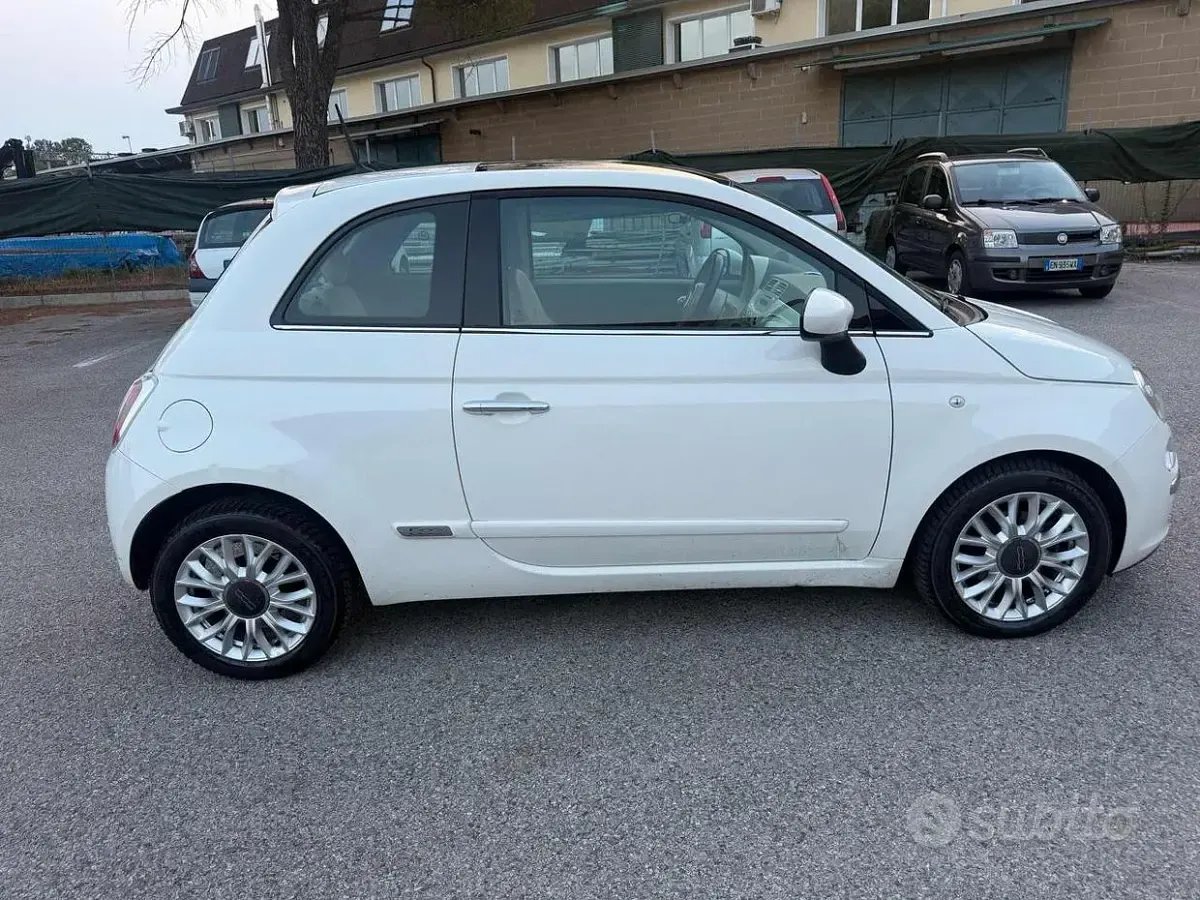 Usata Fiat 500 95 CV (69 kW) 2014 Bianco Utilitaria