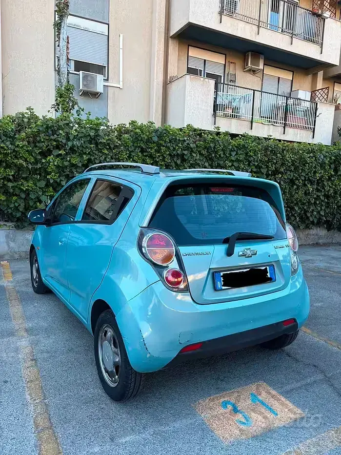 Usata Chevrolet Spark 68 CV (50 kW) 2010 Bluazzurro Utilitaria