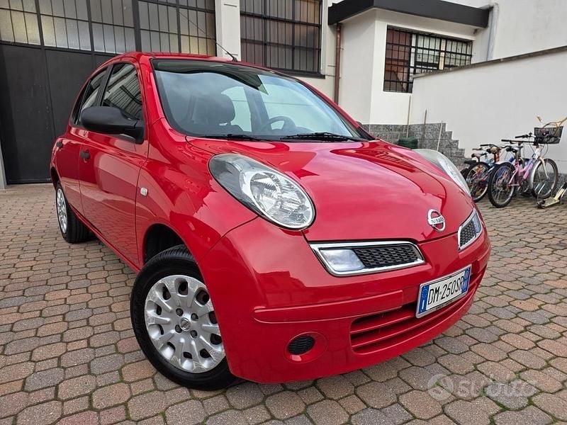 Usata Nissan Micra 88 CV (64 kW) 2008 Rosso Berlina