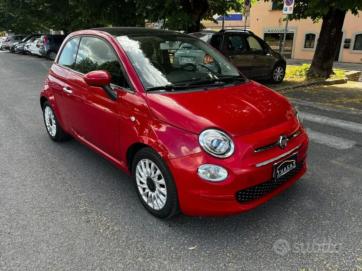 Usata Fiat 500 Pop 69 CV (50 kW) 2018 Rosso Berlina
