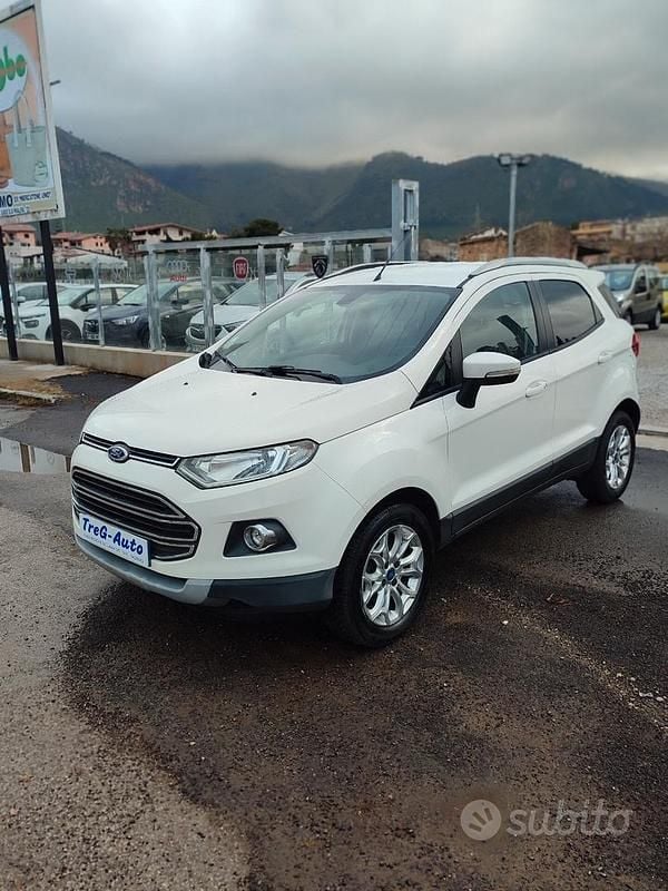 Usata Ford Ecosport Titanium S 125 CV (91 kW) 2017 Bianco SUV