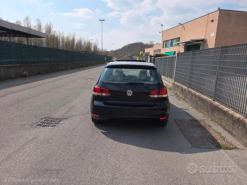 Usata VW Golf VI 2010 Nero Utilitaria