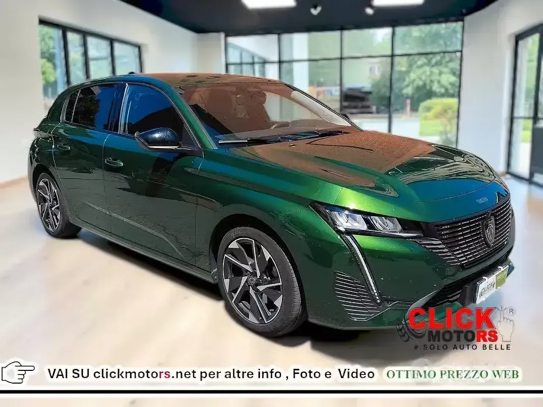 Usata Peugeot 308 Allure 131 CV (96 kW) 2023 Verde Berlina