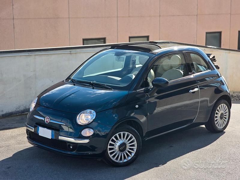 Usata Fiat 500C Lounge 69 CV (50 kW) 2014 Blu Cabrio
