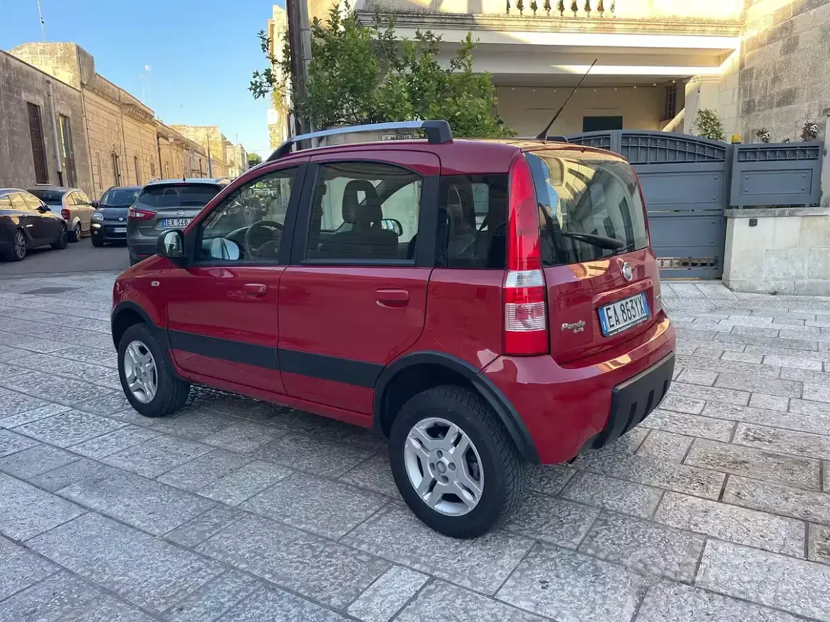 Usata Fiat Panda 4x4 69 CV (50 kW) 2010 Rosso Utilitaria
