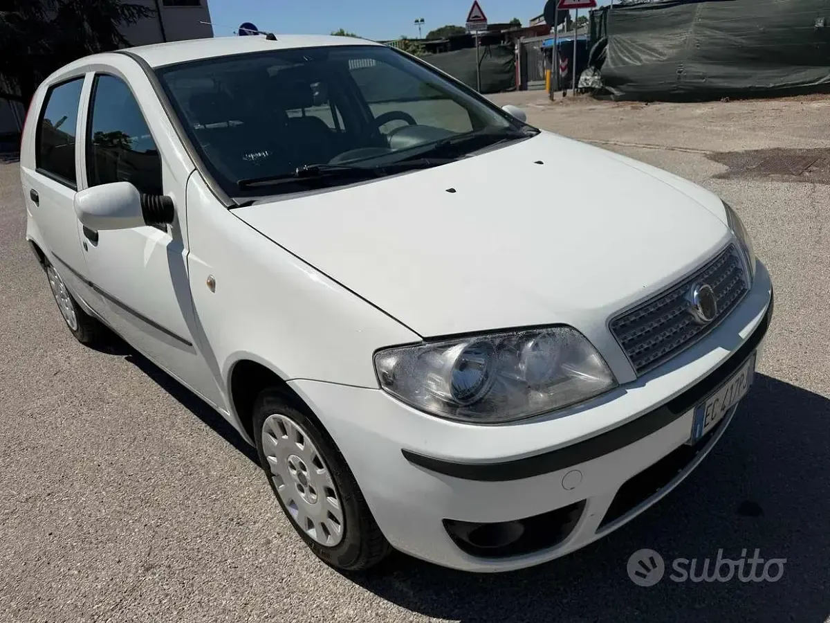 Usata Fiat Punto Active 60 CV (44 kW) 2010 Bianco Utilitaria