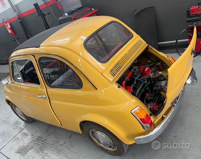 Usata Fiat 500 1960 Giallo Utilitaria