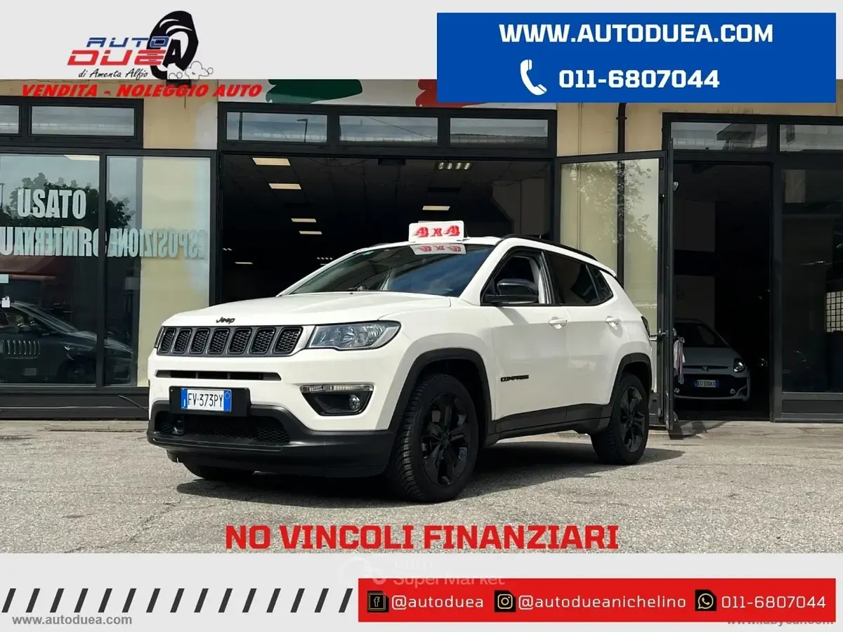 Usata Jeep Compass Night Eagle 140 CV (102 kW) 2019 Bianco SUV