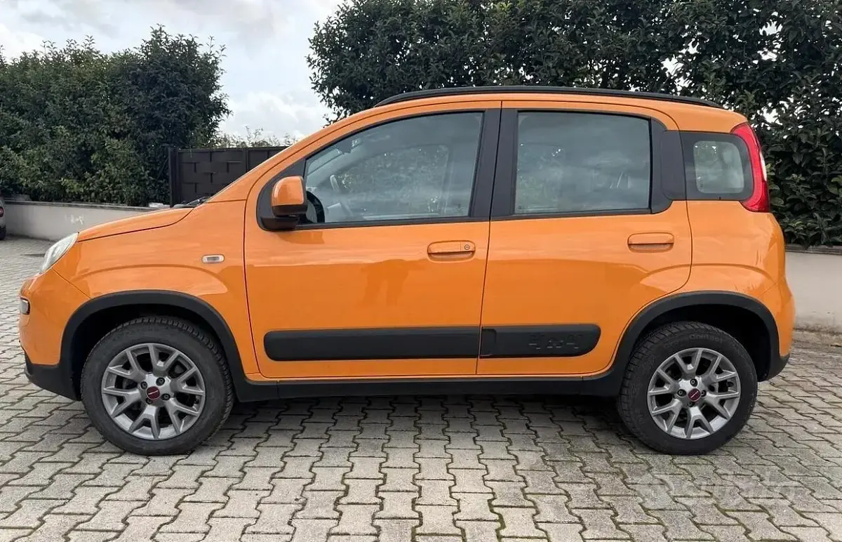 Usata Fiat Panda 4x4 S 85 CV (62 kW) 2017 Arancione Utilitaria