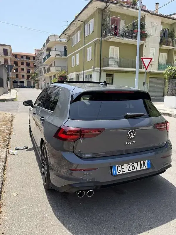 Usata VW Golf VIII GTD 200 CV (147 kW) 2021 Grigio Berlina