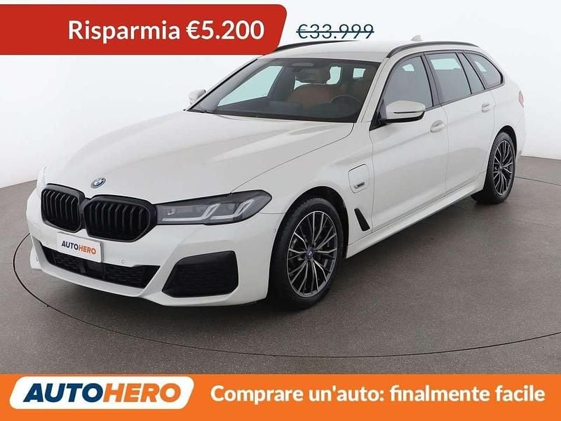 Usata BMW 530e M Sport 184 CV (135 kW) 2021 Bianco Station wagon